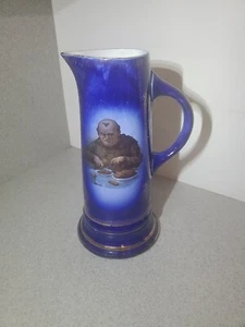 Antique Lebeau Porcelain Tankard/Pitcher Cobalt Blue & Gold 1879-1892 Limoges - Bild 1 von 9