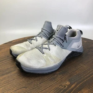 Nike Metcon Flyknit 3 Mens Size 10.5 Gray Athletic Training Shoes Sneakers - Picture 1 of 10
