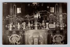 RPPC-Bayan Lepas Malaysia, Snake Temple, Antique, Vintage Postcard