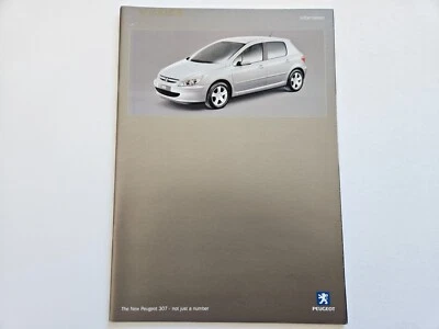 PEUGEOT 307 40 PAGES SALES BROCHURE 2001 - Image 1 of 4