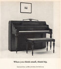 1973 Steinway Piano: When You Think Small Think Big Vintage Print Ad
