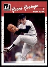 2023 Donruss Baseball Retro Base #286 Goose Gossage - New York Yankees
