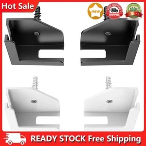 2 Sets Wall Shelf Solid Versatile Holder Reusable for Tablet/Mobile Phone/Router - Afbeelding 1 van 18