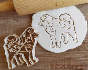 Cortador de galletas finlandés perro pastelería masa fondant mascota doggo animal - Imagen 1 de 5