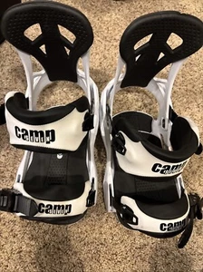 CAMP SEVEN SUMMIT MENS 7 - 14 SNOWBOARD BINDING BLACK / WHITE - Picture 1 of 5