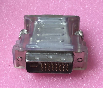 DVI-I Dual Link Stecker auf VGA/SVGA D-Sub Buchse Adapter - Bild 1 von 4