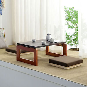 Flodable Wooden Folding Coffee Table Laptop Low Tea Table Tea Picnic Table