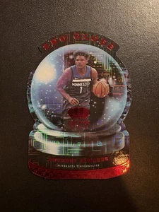 2021-22 PANINI Crown Royale Anthony Edwards Sno Globe Asia Red #18 Timberwolves - Picture 1 of 2