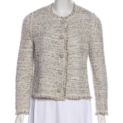 Giacca blazer tweed misto seta Balenciaga shimmer