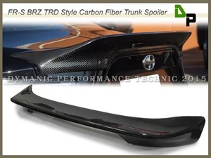 TRD Style Carbon Fiber Trunk Spoiler For 12-15 Subaru BRZ Scion FR-S Toyota GT86 - Picture 1 of 4