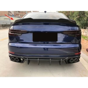 ALERÓN MALETERO DE FIBRA DE CARBONO ESTILO AUDI A4S4 B9 HIGHKICK DUCKBILL PSM - Imagen 1 de 8