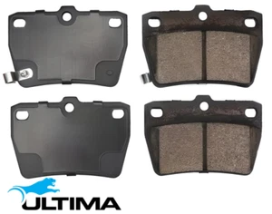 JUEGO DE PASTILLAS DE FRENO CERÁMICAS TRASERAS ULTIMA PARA TOYOTA RAV4 ACA20R ACA21R 1AZ-FE 2.0L I4 - Imagen 1 de 1