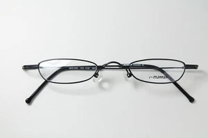Micro Slim I-MARKER 4263 c.1216 Original Eyeglasses Flat Small Lenses Black - Picture 1 of 8
