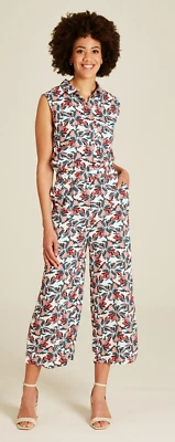 Tranquillo Overall Jumpsuit bunt Blumen Viskose EcoVero Hose Shirt S25G26 - Bild 1 von 4