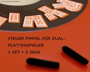 Steuerpimpel Set für DUAL Plattenspieler 522 601 701 731Q 1219 1229 - Bild 1 von 2