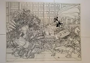 Spawn Poster #18 Spawn and Big Guy and Rusty the Boy Robot vs Geof Darrow Monstr - Picture 1 of 6