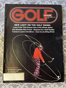GOLF MAGAZINE September 1974 NEW LIGHT ON THE GOLF SWING - Picture 1 of 14