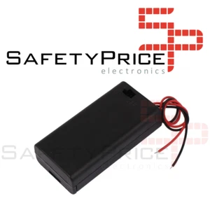Battery holder portapilas porta pilas 2xAA LR06 INTERRUPTOR Y TAPA P307 - Imagen 1 de 1