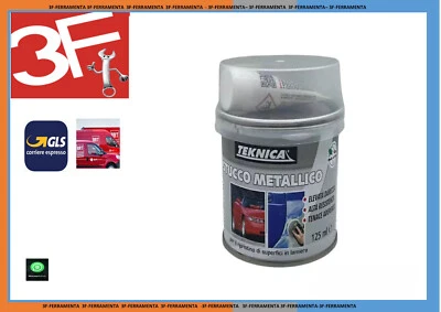 Stucco metallico bicomponente per metalli lamiere e Carrozzeria Teknica 125ml - Immagine 1 di 2