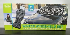 Winter Windshield Set - Ice Scraper & Windshield Cover - FineLife - Picture 1 of 7