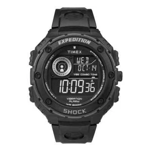 Timex T49983, Expedition Vibrating Alarm Watch, 200 Meter WR, Chronograph, Shock - Picture 1 of 2