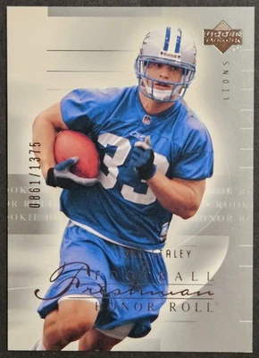 2002 Upper Deck Honor Roll #151 Luke Staley Rookie RC Sp /1375 Detroit Lions - Image 1 of 2