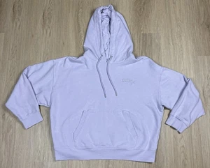 DKNY Sport Women's Lilac Purple Long Sleeve Logo Embroidered Hoodie Size XL - Picture 1 of 22