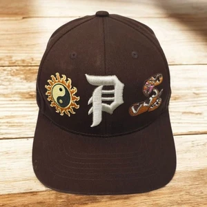 Cappello Primitive Badlands Snapback Berretto Baseball Logo Ricamato Peace Of Mind - Foto 1 di 15