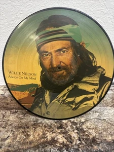 WILLIE NELSON Always On My Mind COLUMBIA LP picture disc - Picture 1 of 4