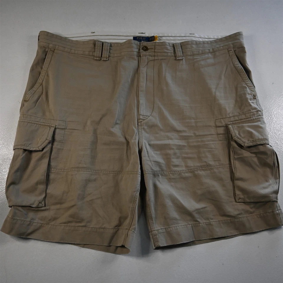 Polo Ralph Lauren 50Bx Khaki Gellar 100% Cotton Cargo Mens Shorts - Image 1 of 4