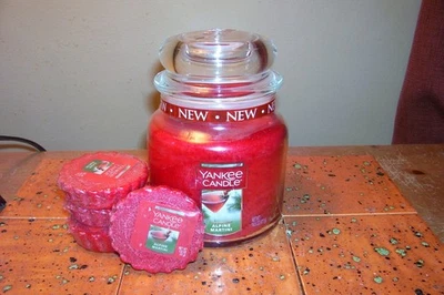 yankee candle 14.5oz JAR ALPINE MARTINI + 4 TARTS - Image 1 of 4