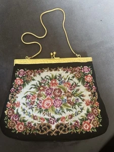 Petit Point Gobelin Handtasche - Bild 1 von 5