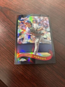 Topps Chrome Jason Marquis 2002 refractor negro 1/50 - Imagen 1 de 2
