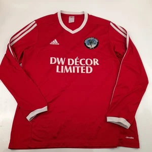 Birchester Park AFC Adidas Football Shirt 3 Long Sleeve XL Red Mens - Picture 1 of 22