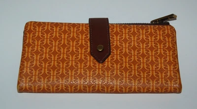 Fossil Lainie Tab Clutch Wallet Mustard Color - Image 1 of 4