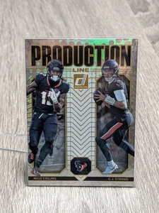 Nico Collins C.J. Stroud 2025 Donruss Production Line Panini #11 - Picture 1 of 2