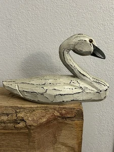 Audrey’s Feathered Friends Holz Distressed Gans verwittert primitiv Bauernhaus - Bild 1 von 9