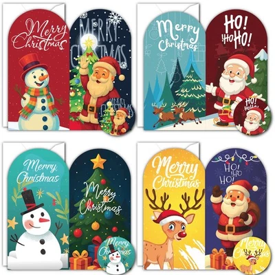 SANTA HOHO Christmas Money Wallets Pack of 4/8/12– Xmas Money Wallets for Cash Gifts