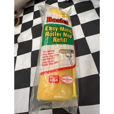 Repuesto de fregona enrollable Basics Easy-Matic #212 y vintage #201 hecho en EE. UU. nuevo Foto 1 de 4