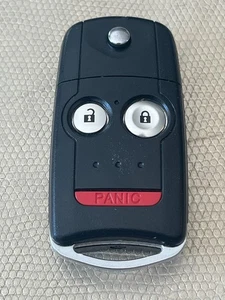 2007-13 ACURA MDX RDX OEM Flip Key Remote FOB FCC: N5F0602A1A with CUT KEY AS IS - Picture 1 of 9
