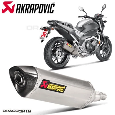 Escape HONDA NC 750 700 S/X INTEGRA 2012-2020 AKRAPOVIC Titanio S-H7SO2-HRT Foto 1 de 4