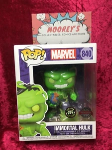 Vinilo Immortal Hulk Glow Chase Marvel Pop 840 - Imagen 1 de 6