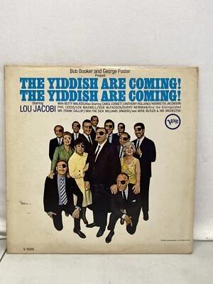 Bob Booker And George Foster The Yiddish Are Coming   Record Album Vinyl LP - Image 1 of 4