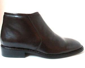 Botas de Cuero La Milano Premium Marrón H1921 Vestidas con Cremallera Lateral Punta Cuadrada - Imagen 1 de 4