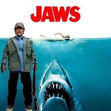 1/6 Jaws Backdrop 15"x15" - For 1/6 Quint Hooper Brody Bruce NECA Figures