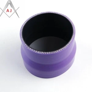Universal For 45 To 60mm Silicone Straight Reducer Hose Intercooler Pipe Purple - Foto 1 di 6