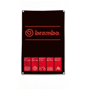 BREMBO Garage Wall Car motorcycle Racing Show Auto repair shop Banner Flag - Picture 1 of 18