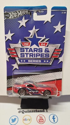 Hot Wheels 2024 STARS & STRISCE 2013 schivare SRT Viper (NP20) - Immagine 1 di 2