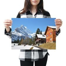 A3 - Braunwald Swiss Ski Resort Switzerland Poster 42X29.7cm280gsm #44437