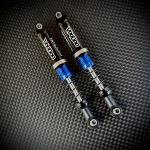 Team Ottsix Voodoo Comp Shock 90mm Preassembled (pair) for RC Crawlers Blue - Picture 1 of 2